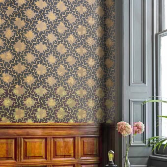 Moss Trellis Wallpaper