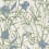 Papier peint Iris Cole and Son Iris Blue on Stone 128/5023
