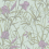 Iris Wallpaper Cole and Son Lavender on Duck Egg 128/5024