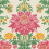 Carta da parati Poppies Cole and Son Soft Fuchsia, Buttercup and Fern on Cream 128/7033