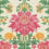 Poppies wallpaper Cole and Son Soft Fuchsia, Buttercup and Fern on Cream 128/7033