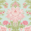 Carta da parati Poppies Cole and Son Soft Pink, Blush and Soft Green on Mint 128/7034