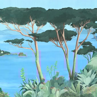 Lago in Fiore Panel