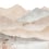 Papier peint panoramique Warm Lake Les Dominotiers Terracotta DOM5103