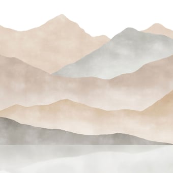 Warm Lake Abstract Panel