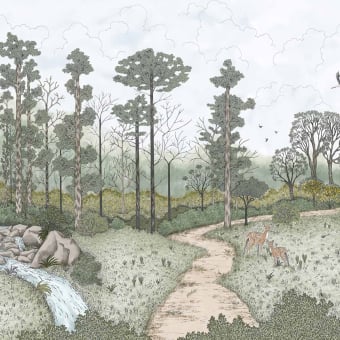 La Biche au Bois Vert Panel