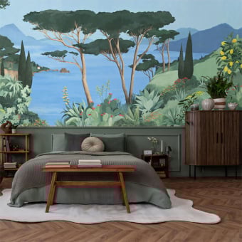 Lago in Fiore Panel