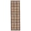 Alfombra de pasillo Strata Jute Layered Burgundy BRJUBU75240