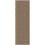 Basket Weave Sisal Corridor Mat Layered Brown PLSIBR75240