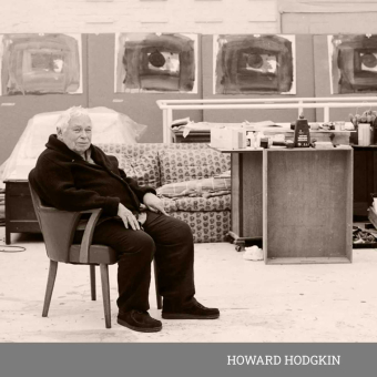 Tappeto Red Sky in the Morning di Howard Hodgkin