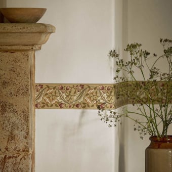 Bluebell & Peony Border Frieze