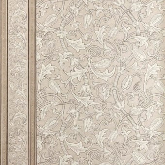 Carta da parati Etched Scrolling Tulip