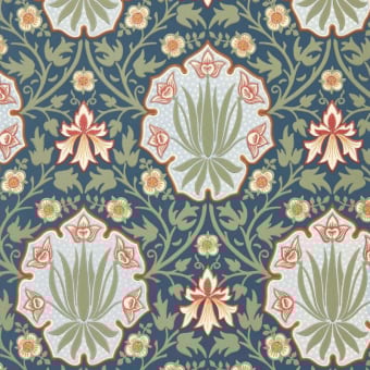 Papier peint Iris & Rose