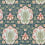Papier peint Iris & Rose Morris and Co Indigo / Thyme MUNW217568