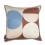 Quadratisches Ellipsenkissen Maison Casamance Cuivre / Bleu / Ivoire CO52002+CO45X45PES