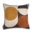 Coussin Ellipse carré Maison Casamance Noir / Ocre / Cuivre CO52003+CO45X45PES