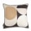 Quadratisches Ellipsenkissen Maison Casamance Noir / Naturel / Ivoire CO52004+CO45X45PES