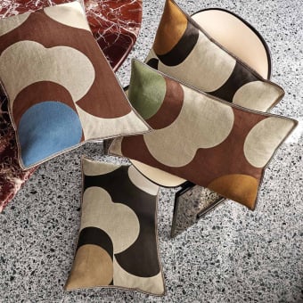 Ellipse rectangle cushion