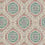 Papier peint Karabali Nina Campbell Teal NCW4597-04