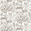 Carta da parati La Quintinie Nina Campbell Chocolate NCW4594-04
