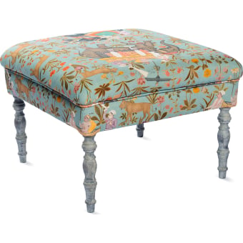 Seduta Dubois Ottoman Hindustan Aquamarine