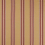 Tessuto Pimlico Stripe Morris and Co Ochre/Crimson MSTR237691