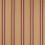 Tissu Pimlico Stripe Morris and Co Ochre/Crimson MSTR237691