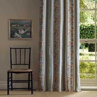 Stoff Bluebell & Peony Embroidery Stoff Bluebell & Peony Embroidery