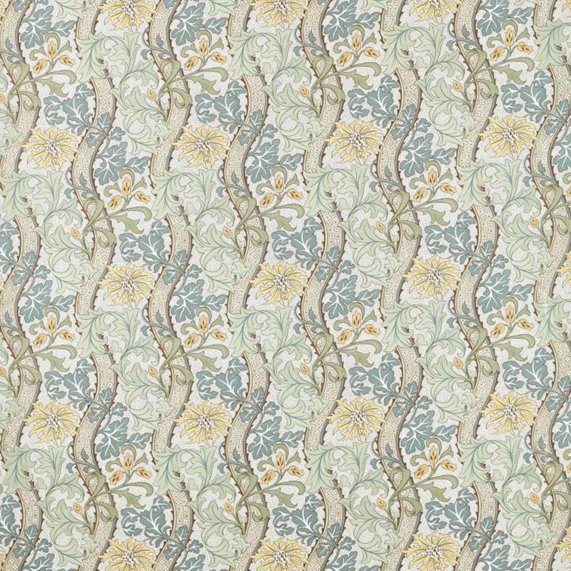 Cornflower Fabric Cornflower Fabric Morris and Co Russet/Forest MHTF227356 Morris and Co