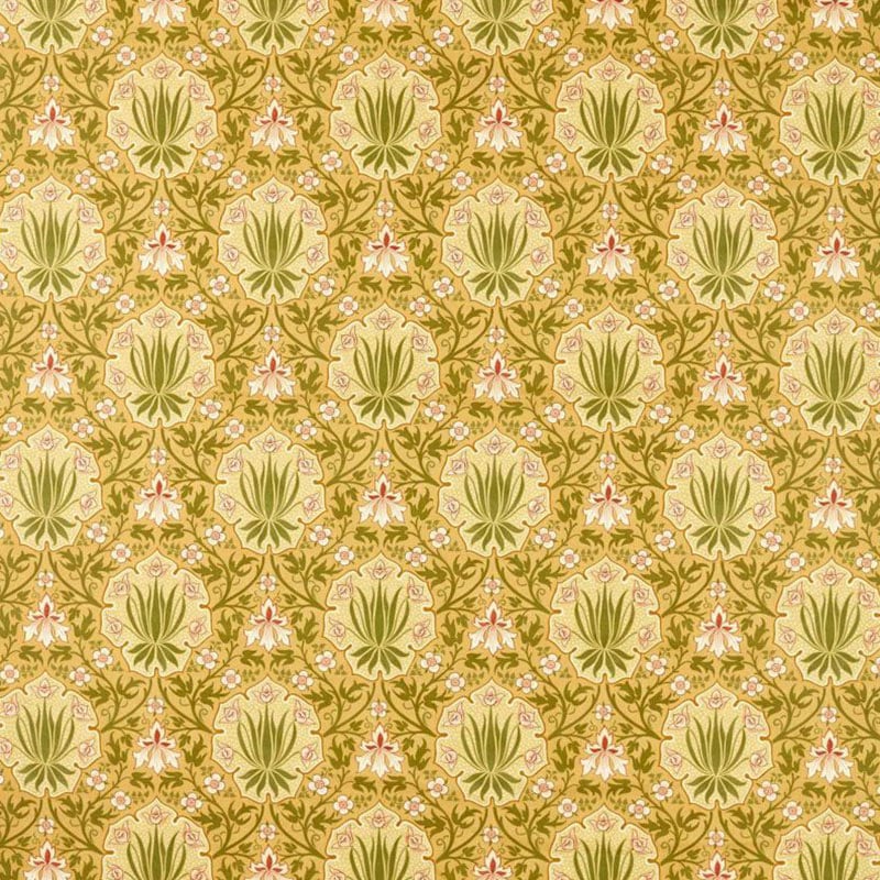 Iris & Rose Fabric Iris & Rose Fabric Morris and Co Indigo/Thyme MHTF227375 Morris and Co