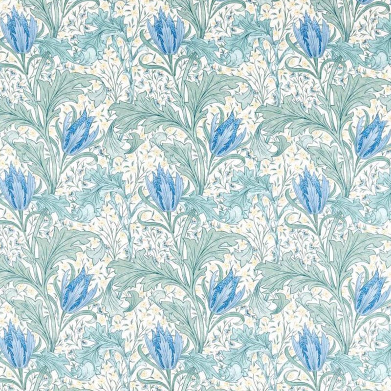 Stoff Lent Lily Stoff Lent Lily Morris and Co Plum/Bayleaf MHTF227379 Morris and Co