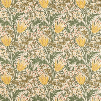 Stoff Lent Lily Embroidery