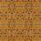 Tissu Persian Scroll Embroidery Morris and Co Ochre MHTF237658