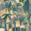 Amazonia panoramic wallpaper Tres Tintas Barcelona Cobalto M5304-3