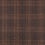 Benu Check Outdoor Fabric Fischbacher Tabac 14678.827