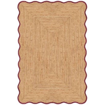 Tappeto Scallop Jute