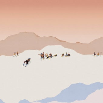 Papier peint panoramique Apreski