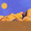 Escapada panoramic wallpaper Coordonné Blue C00150