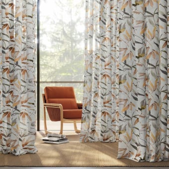 Swaying Leaves Fabric FR RE Swaying Leaves Fabric FR RE