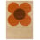 Tapis Flower Placement Orla Kiely Pumpkin/Ecru 158203120180