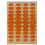 Alfombrilla óptica ovalada Orla Kiely Orange/Sand 157703120180
