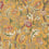 Tapete Scrolling Tulip Morris and Co Gold MUNW217564
