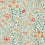 Papier peint Wild Tulip & Vine Morris and Co Coral / Teal MUNW217578