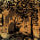 Carta da parati panoramica Jardin d'Orph&eacute;e Or Le Grand Si&egrave;cle Ebène/Or jaune PANO-JO-ORJE