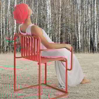 Grill Chair with Armrests