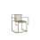 Chaise Grill Dining armchair Diabla Bronze PT06515-Bronze