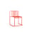 Chaise Grill Dining chair Diabla Red 256599