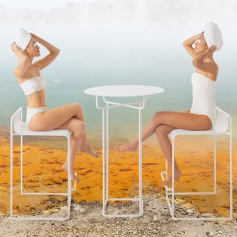 Grill High Stool Chair