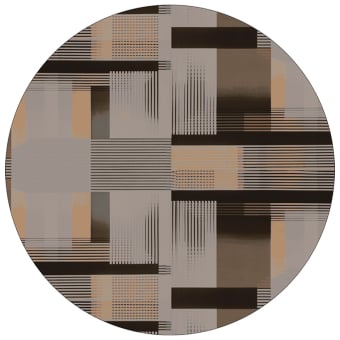 Tappeto Weft-Warp-Web rotondo