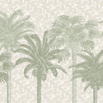 Panorama-Tapete Oasi